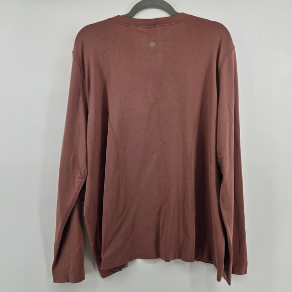 NWT Lululemon Swiftly Relaxed Long-Sleeve Shirt Updated Fit - 12 Red Clay - Picture 4 of 8